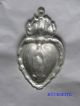 Ex Voto - Votivgabe - Herz Maria - Versilbert - - Ca.  11,  2 Cm Votivbilder & Sakralmalerei Bild 1