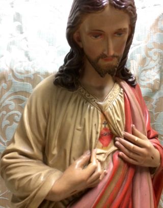 Heiligen Figur,  Madonna,  Herz Jesus,  Gründerzeit,  Jesus Figur Bild