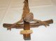 Antik Altes Kreuz Kruzifix Jesus Holz 46 Cm.  Aufwendig Handgeschnitzt Geschnitzt Skulpturen & Kruzifixe Bild 8