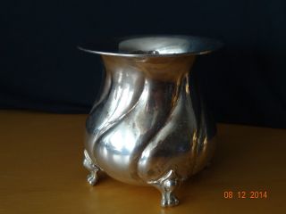 Ältere Silber Vase 800er 234 Gramm Antik Und Selten - Sehr Schön - Bärentatzen Bild