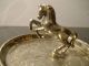 Antike Schmuck Schale Silver Plated Made In England Pferd Objekte vor 1945 Bild 5