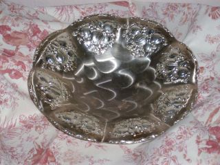 Alte Silberne Schale Obstschale Dekoschale Aus Nachlass Shabby Bild
