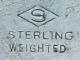 ReprÄsentatives Englisches Sterling Silber Kerzemleuchter Paar Objekte nach 1945 Bild 3