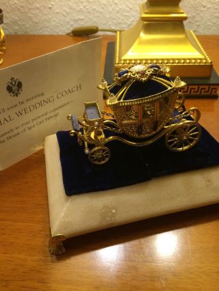 Faberge Kaiserliche Hochzeitskutsche 925 Silber Von Franklin Bild