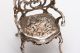 Minisilver Gebrüder Kühn,  Silber Miniatur,  Armlehnstuhl Im Barock Stil Objekte vor 1945 Bild 4
