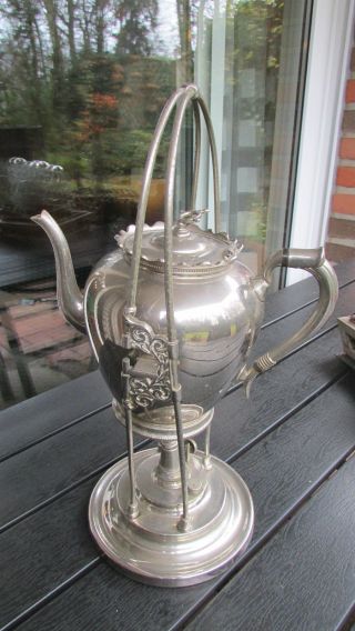 Gerhardi Und Co Kaffeekocher Teekocher Wasserkocher Schwenksamowar Antik Bild
