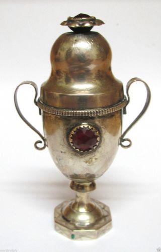 Biedermeier Silber Miniatur Vase Behältnis Um 1835,  P.  C.  Christensen,  Dänemark Bild
