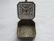 SchÖne Antik Filigran Dose / Pillendose Silber Objekte vor 1945 Bild 1
