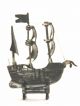 Segelschiff Pinta 800er Silber Juwelliersarbeit Um 1920 Gestempelt Objekte vor 1945 Bild 1