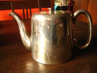 Zeitlose Britische Teekanne Kaffeekanne Silberkanne Silber Pl Sheffield Bild
