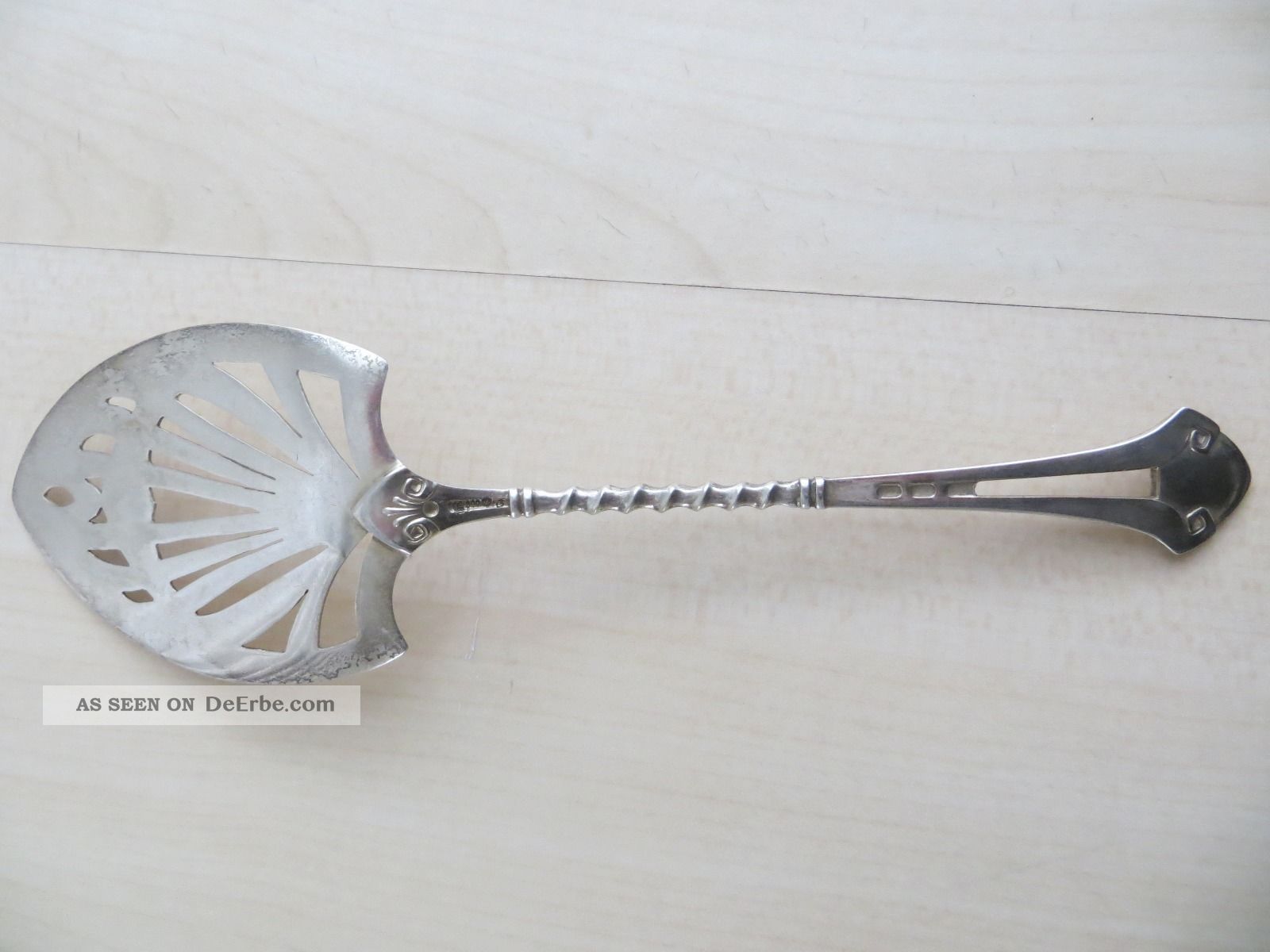 Biedermeier Tortenheber/ Pastetenheber Von 1900 800er Silber Gepunzt 50 G Objekte vor 1945 Bild