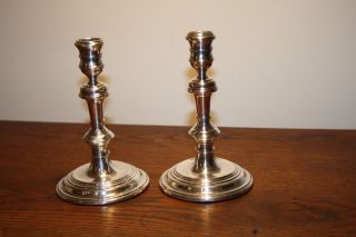 Zwei Kerzenleuchter Massives Silber (enpire) Bild