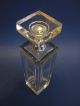 Art Deco Whiskey - Kristall - Glas - Karaffe,  835er Silber Objekte vor 1945 Bild 5