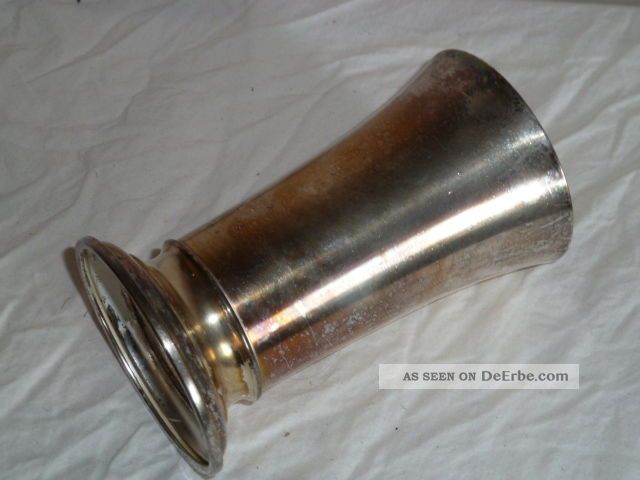 Antiker Trinkbecher Trinkpokal Vase - Mit Fuß Wmf - Versilbert Objekte ab 1945 Bild