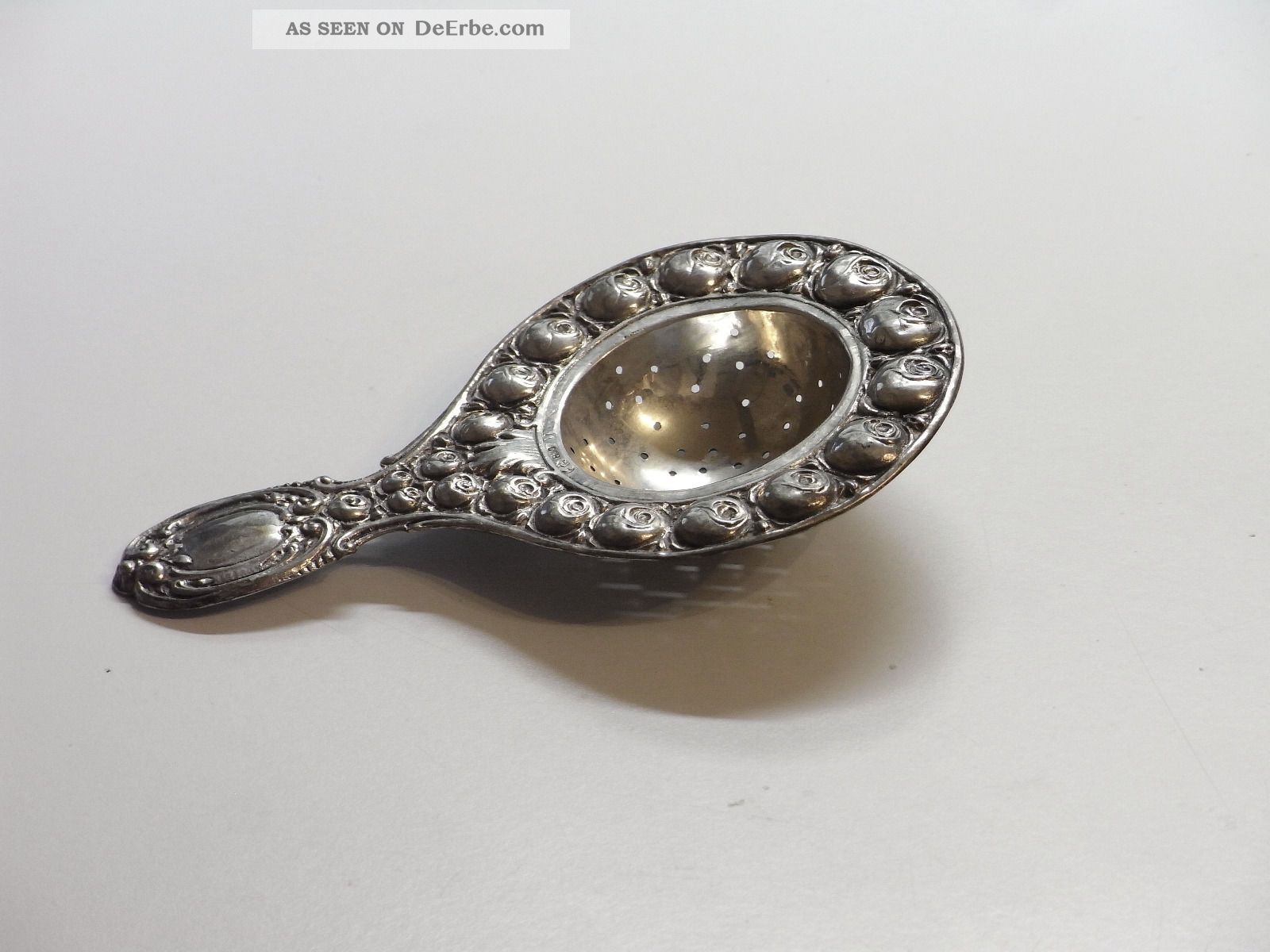 Teesieb,  Silber,  Alt,  Antik,  800er Objekte vor 1945 Bild