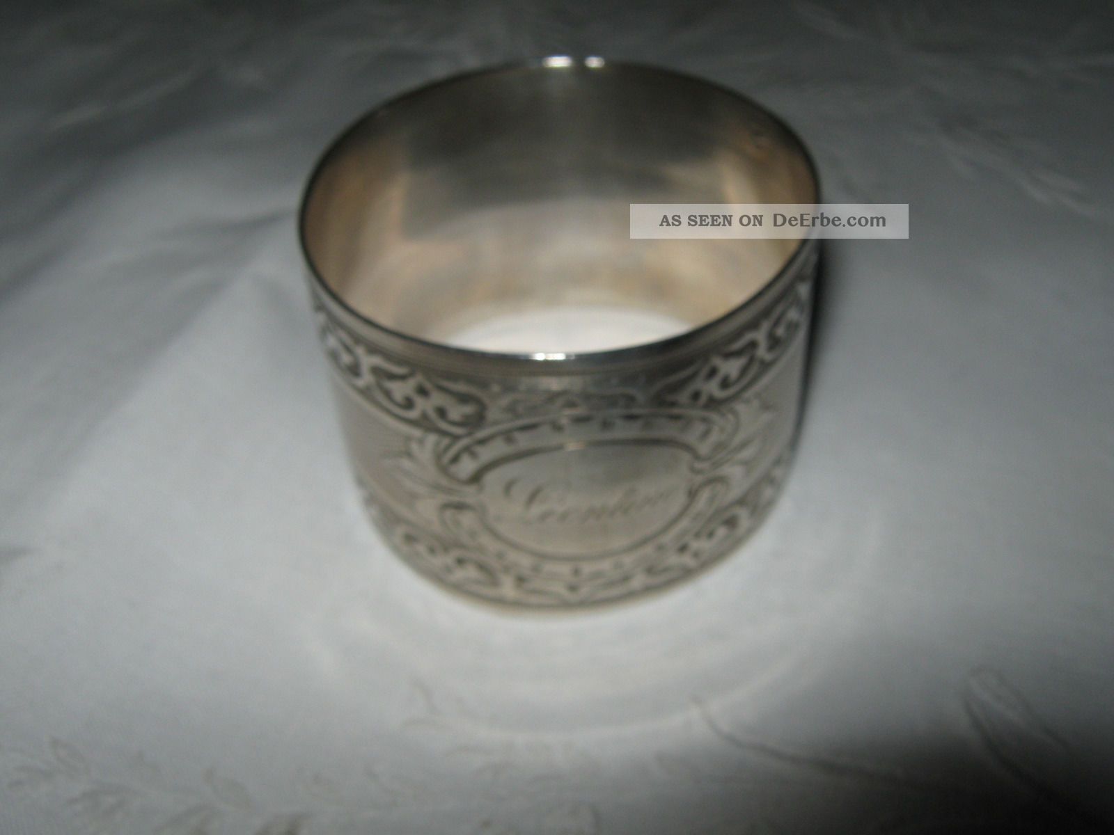 Schöner Serviettenring Silber 800/1000,  Frankreich Um 1900 Objekte vor 1945 Bild