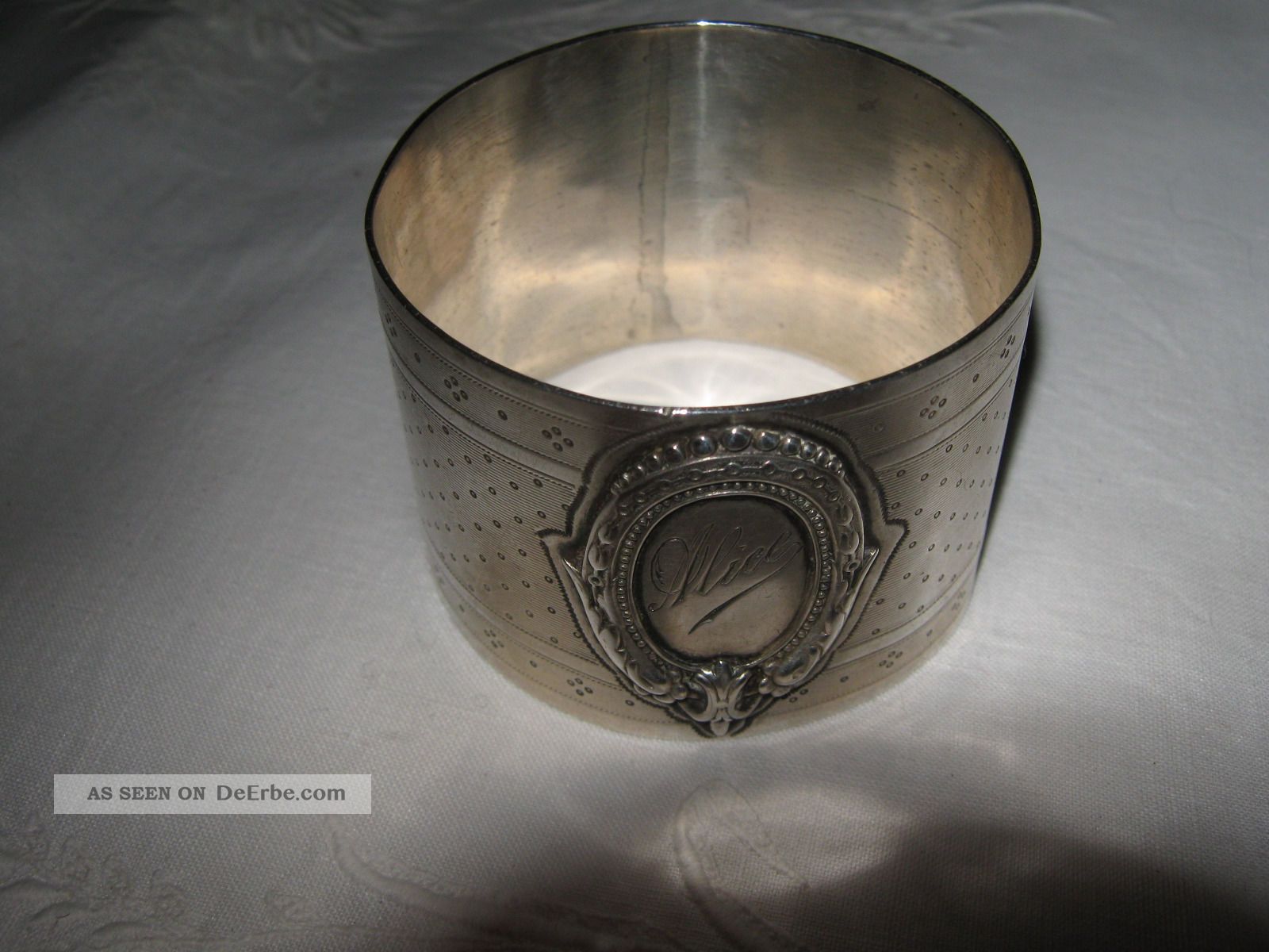 Herrlicher Serviettenring Silber 800/1000 Frankreich Um 1900 Objekte vor 1945 Bild