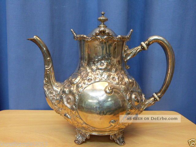 Antike Silberkanne Mauser York Sterling Signiert Objekte vor 1945 Bild