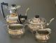 5 Teiliges Tee - Und Kaffeeservice Sterling Silber Sheffield 1901 Objekte vor 1945 Bild 2