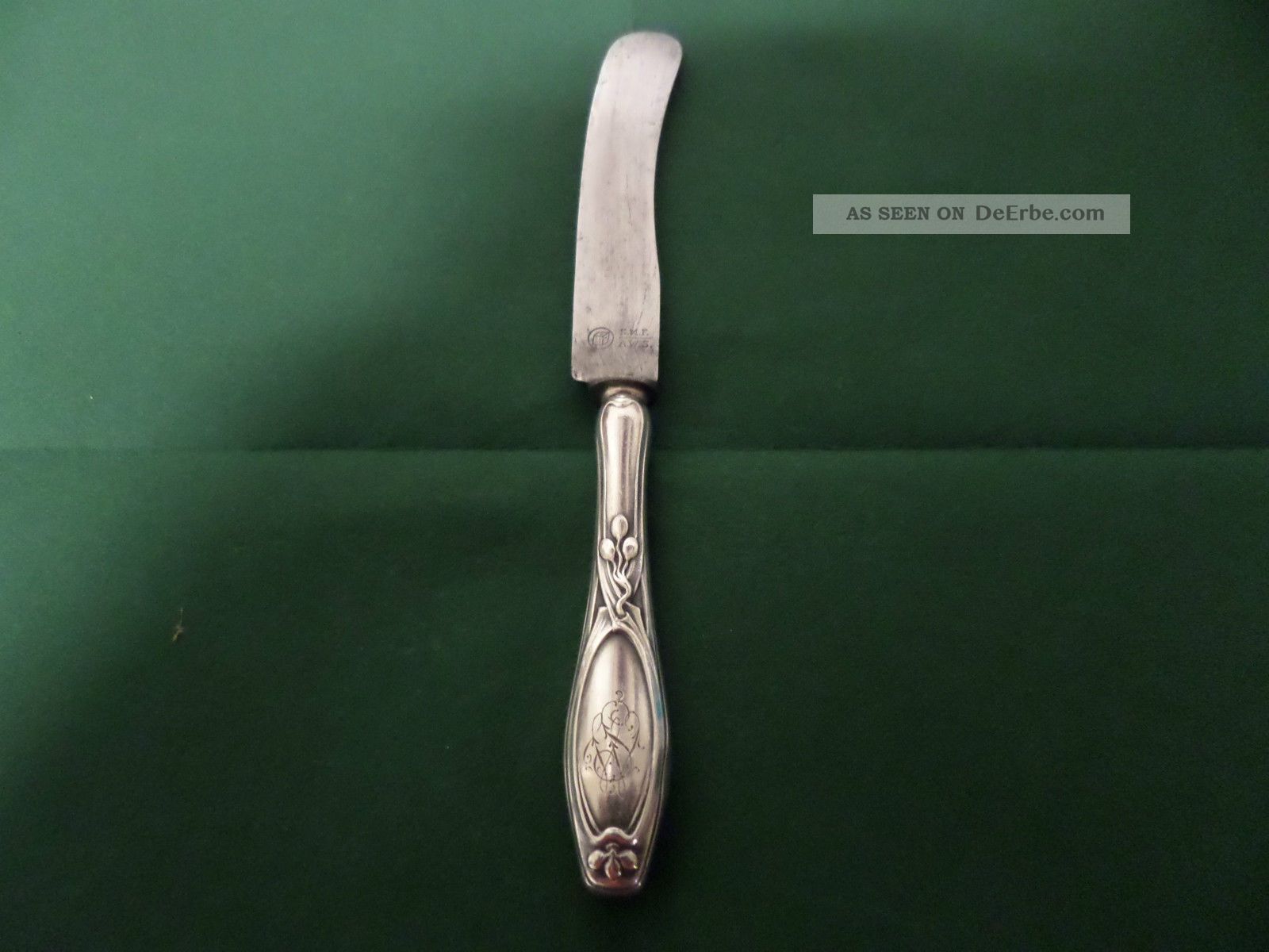 Dessertmesser Knives Wellner Söhne,  Art Nouveau Jugendstil Modell 76 Kirsch Objekte vor 1945 Bild