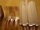 Tolles Bauhaus Art Deco Silber Besteck,  Lutz Weiss,  42tlg.  Pyramiden Muster Objekte vor 1945 Bild 9