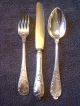 Wellner Besteck Antik Rokoko Wohl Serie Pluto 90er Silberauflage 12 Pers.  36tlg. Objekte vor 1945 Bild 4