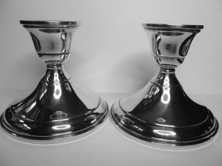 Paar Schöne,  Kleine Kerzenleuchter Von Preisner,  925 - Sterling Silber Bild