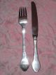 Altes Wilkens Silber Besteck 90er,  12 Mal Messer Und Gabeln,  Versilbert,  Shabby Objekte vor 1945 Bild 6