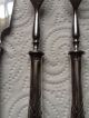 Silberbesteck Wmf 37 I/o Wellenband Buttermesser U 2 Fleischgabeln Top Objekte vor 1945 Bild 5