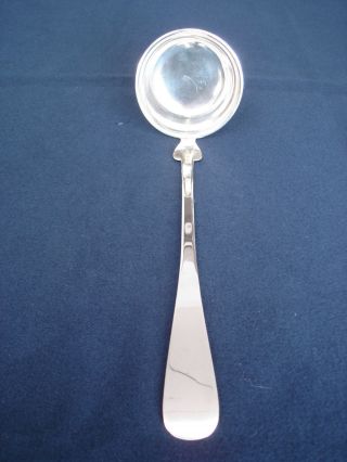 Schöne Antike Suppenkelle,  Silber H U.  Co,  Halbmond Bild