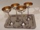 4 Elegante Art Deco Likörbecher Kelche 4 Personen Um1930 Eisbecher Schnapsbecher Objekte vor 1945 Bild 4