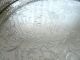 ♛ Großes Englisches Rundes Silber - Tablett 