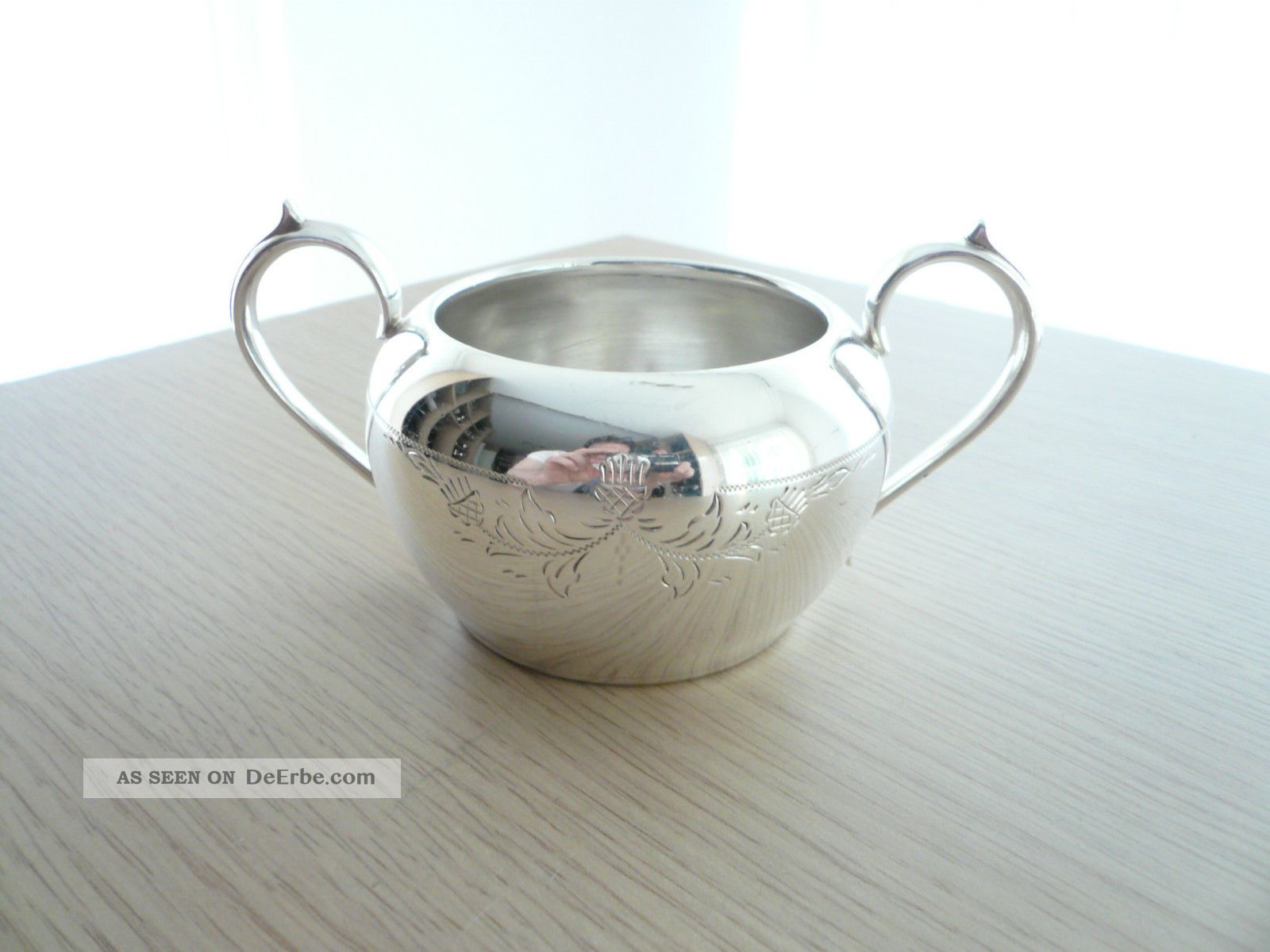 ♛ Englisches Silbernes Milchkännchen 
