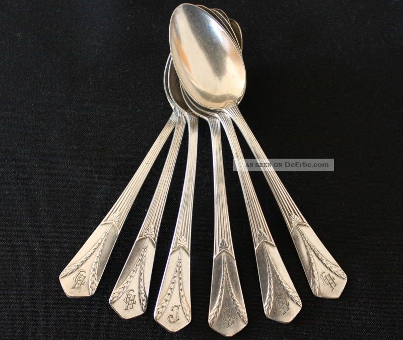 6 KaffeelÖffel - Wmf - Jugendstil Objekte vor 1945 Bild