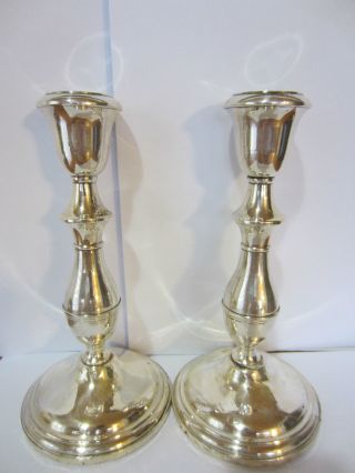1 Paar Kerzenständer Kerzenleuchter Sterling Silber 925 Bild