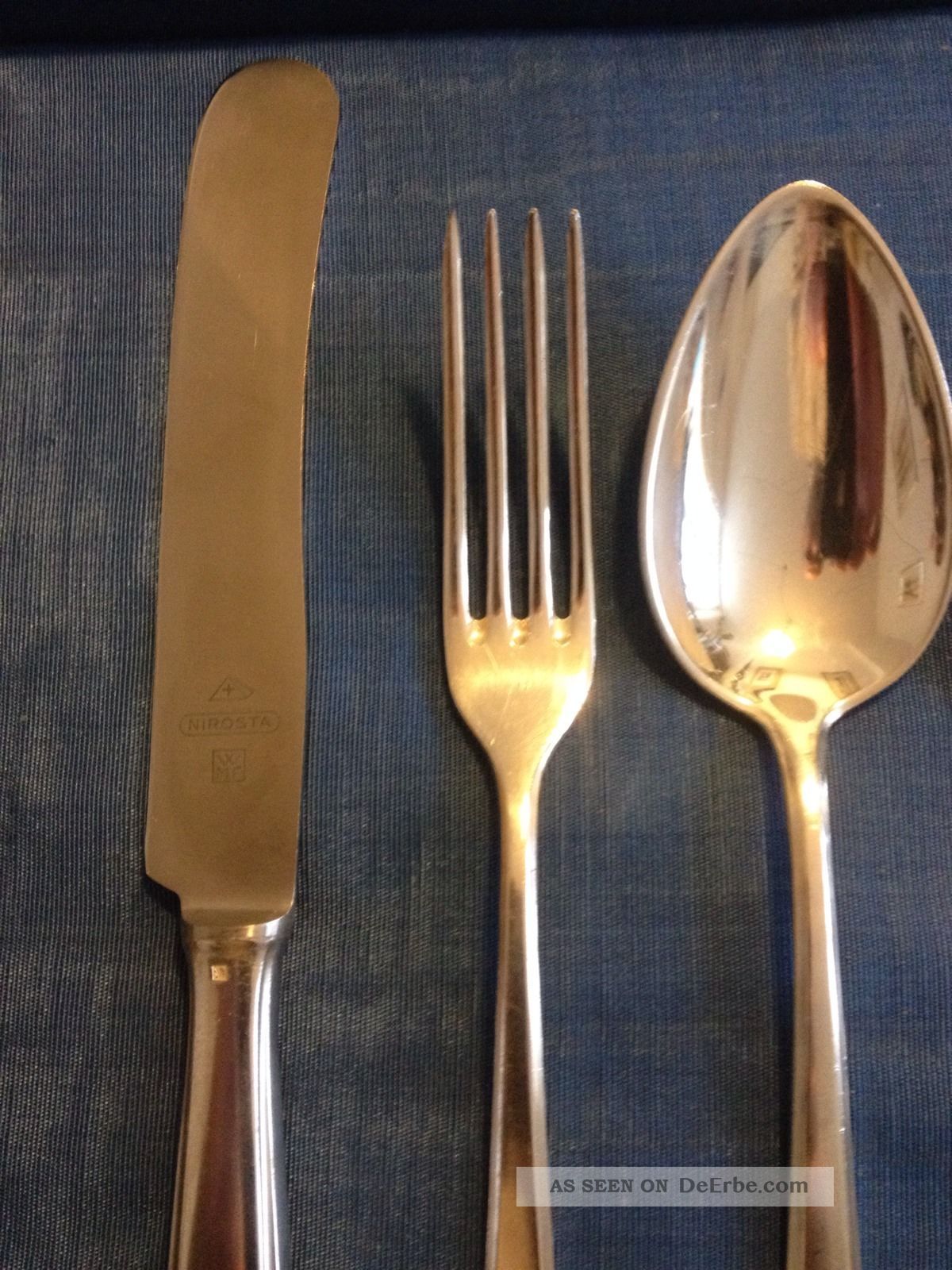 Silberbesteck Wmf 600 90er 6 Personen Komplett