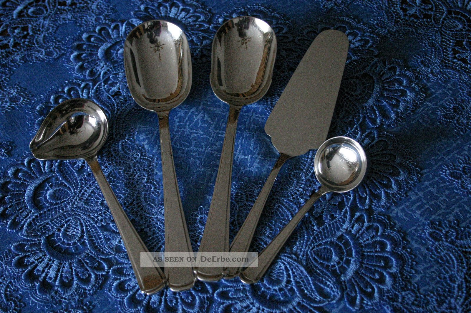 Vorlegebesteck Silberschrott Versilbert 100er Auflage Art Deco Jan Wellem (?) Objekte ab 1945 Bild