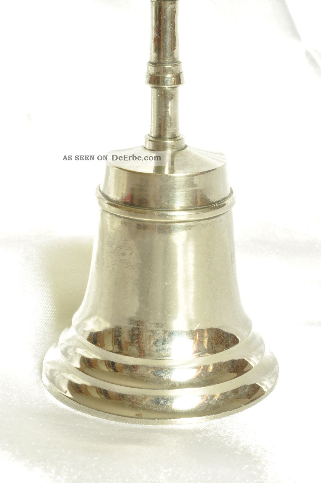 Alte Massive Tischglocke - Silber Oder Versilbert - Für Gastronomie Oder Sammler Objekte vor 1945 Bild