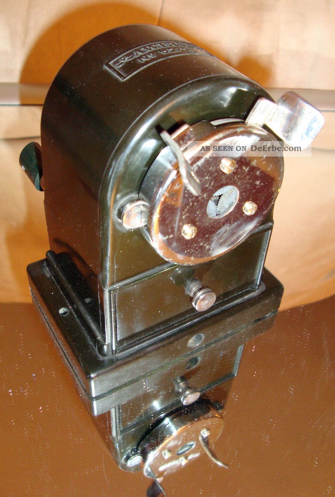 Spitzmaschine Bleistiftanspitzer Faber - Castell 52/14 Vintage Pencil Sharpener Antike Bürotechnik Bild