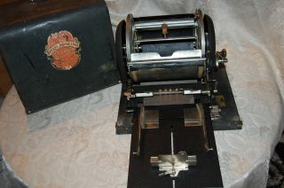 Ellams Rotary Duplikator Druckmaschine Vervielfältiger Vintage Mit Haube,  London Bild