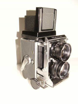 Zweiäugige Spiegelreflex Kamera Format 6x6 Mamiya Professional Bild