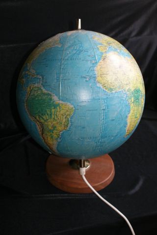 Scan Globe A/s Dänemark Von 1970,  Globus Mit Beleuchtung Bild