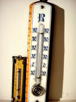 2 Alte,  Antike Thermometer.  Das Alter Dürfte Ca.  Um 1820 /1850 Sein D.  A.  1900 Bild