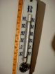 2 Alte,  Antike Thermometer.  Das Alter Dürfte Ca.  Um 1820 /1850 Sein D.  A.  1900 Wettergeräte Bild 2