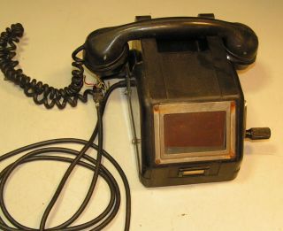 Altes Bakelit Telefon Bild