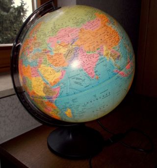 Globemaster Globus 30,  5cm Durchmesser Mit Licht Top Bild