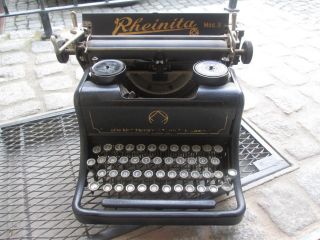 Seltene Rheinita / 9 Schreibmaschine Rarität Top Dekostück Bj.  1929/30 Bild