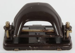 Kleiner Locher - Voll FunktionstÜchtig - SchÖne Patina - Vintage Paper Punch Bild