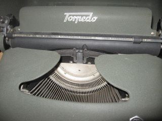 Antike Reiseschreibmaschine Torpedo Bild