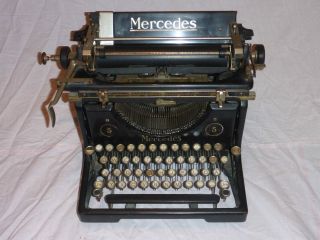 Alte Schreibmaschine Mercedes Modell 5 Bild